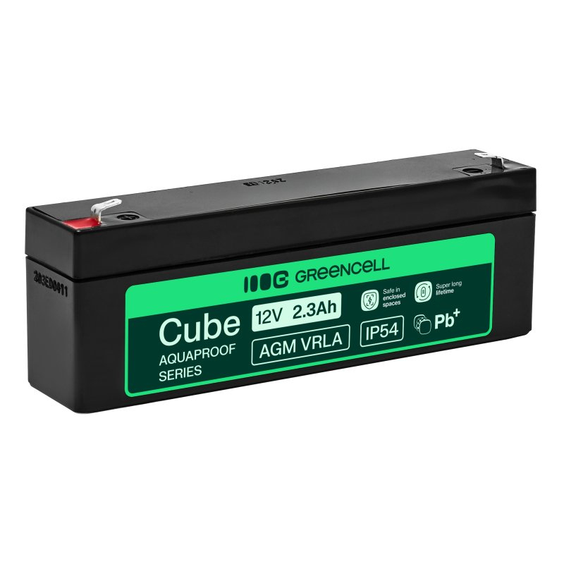 EU Product - AGM VRLA 12V 2.5Ah maintenance-free battery (178x36x66mm)