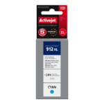 Activejet AH-912CRX ink for HP printers, Replacement HP 912XL 3YL81AE; Premium; 990 pages; blue