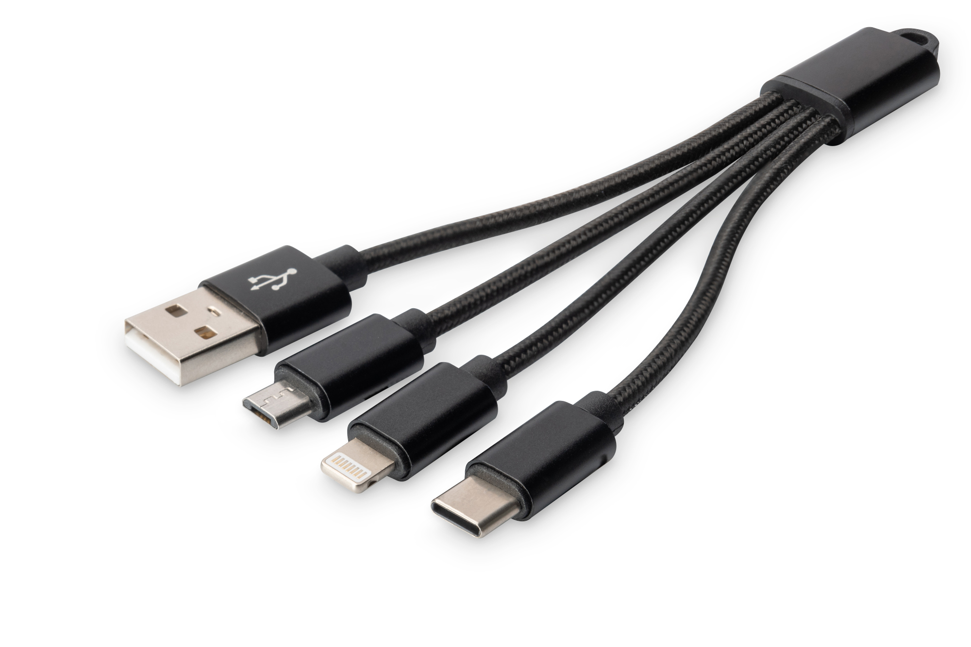 Image of Digitus 3-in-1 Charger Cable, for Apple, Android and Google-Pixel...