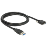 DeLOCK 1m USB 3.0 USB cable USB 3.2 Gen 1 (3.1 Gen 1) USB A Micro-USB B Black