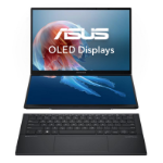 ASUS Zenbook Duo UX8406CA-QL331W Intel Core Ultra 9 285H Hybrid (2-in-1) 35.6 cm (14") Touchscreen WUXGA 32 GB LPDDR5x-SDRAM 1 TB SSD Wi-Fi 7 (802.11be) Windows 11 Home German Grey