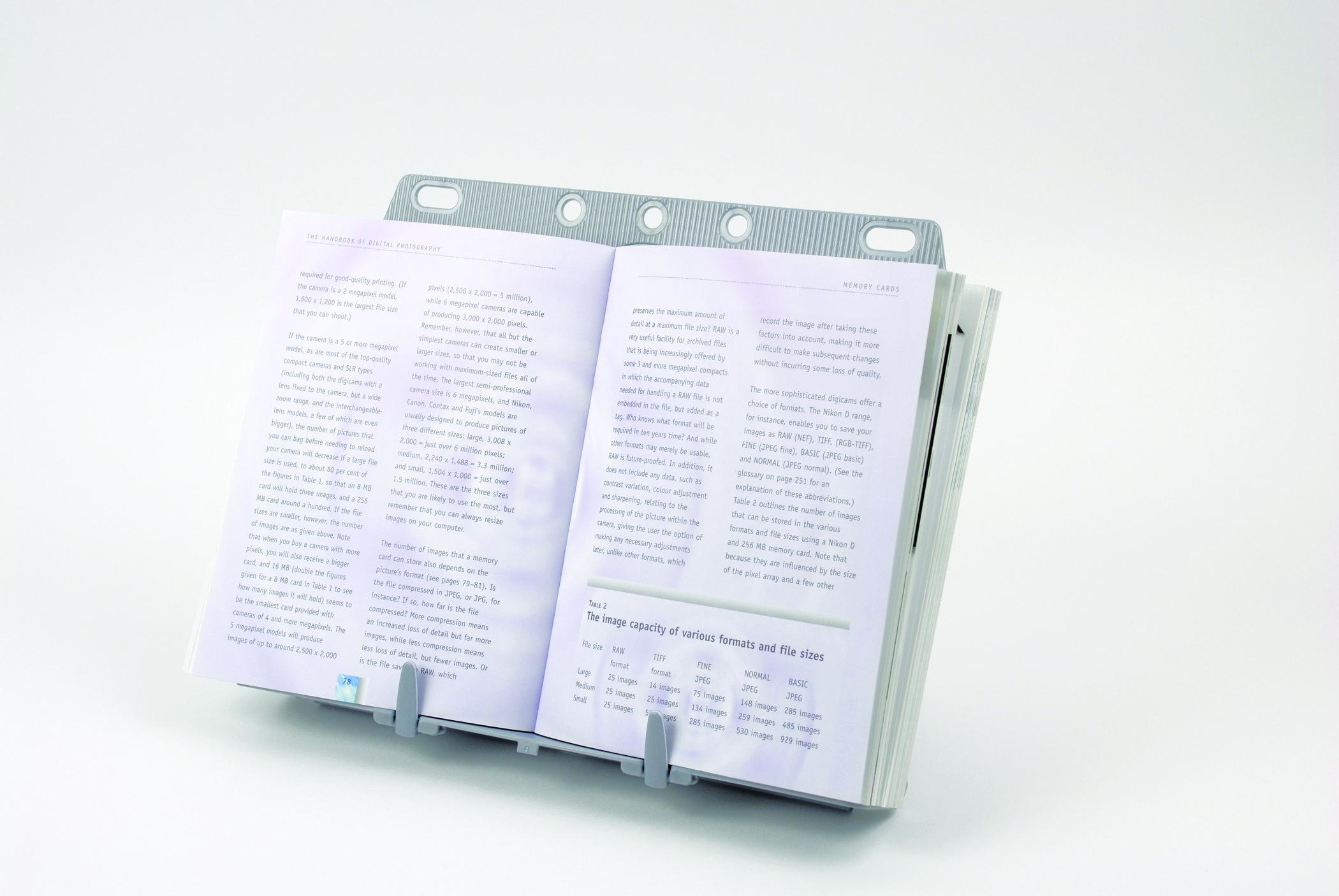 Image of Fellowes Booklift document holder Plastic Silver