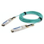 AddOn Networks QSFP-100G-AOC4M-AO InfiniBand cable 4 m QSFP28 Aqua colour, Silver