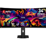 MSI MAG 341CQP QD-OLED X28 computer monitor 86.4 cm (34") 3440 x 1440 pixels UltraWide Quad HD Black