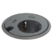 Kondator 935-PD14 wandcontactdoos Type F + 2 x USB A Zwart