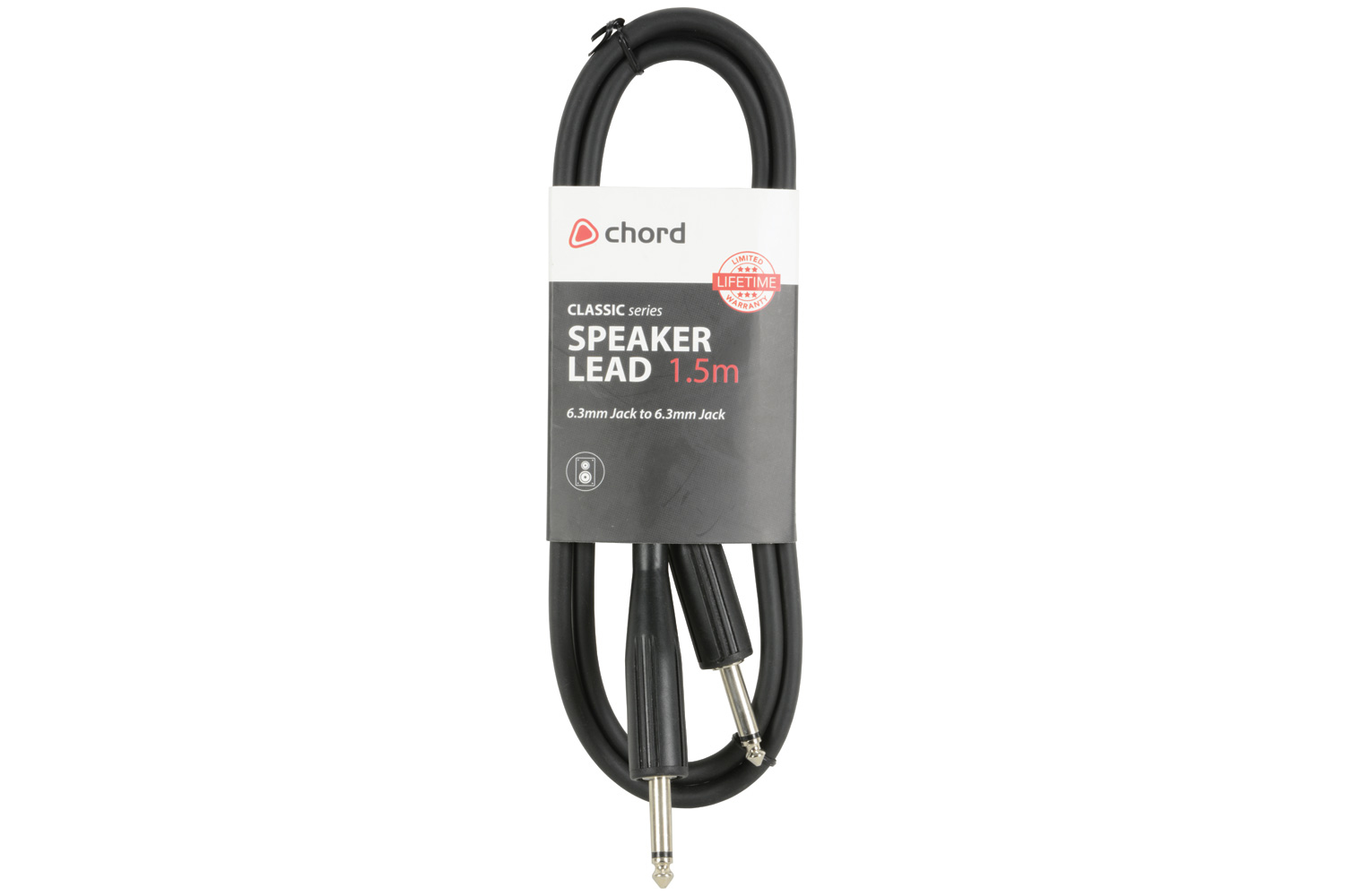 Chord Electronics SPJ-J150 audio cable 1.5 m 6.35mm Black