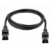 HPE C13 - C14 WW 250V 10Amp Flint Gray 2.0m Jumper Cord Svart 2 m C14 coupler C13 coupler