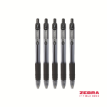 Zebra Z-Grip Smooth Retractable Ballpoint Pen Black Ink Box 12