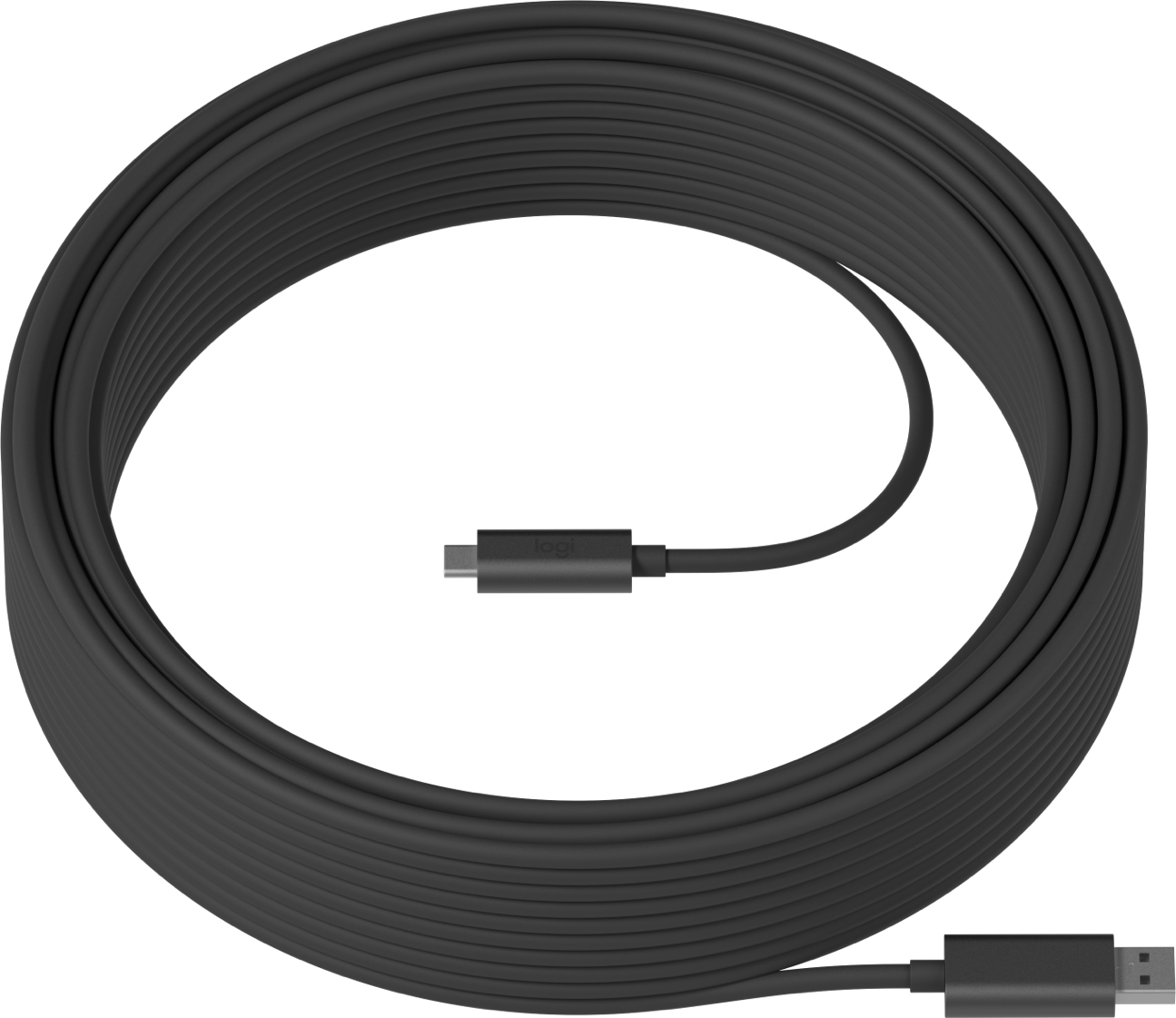 Photos - Cable (video, audio, USB) Logitech Strong USB 10m 939-001799 