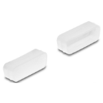 DeLOCK Dust cover for D-Sub 15 female 2 pieces transparent