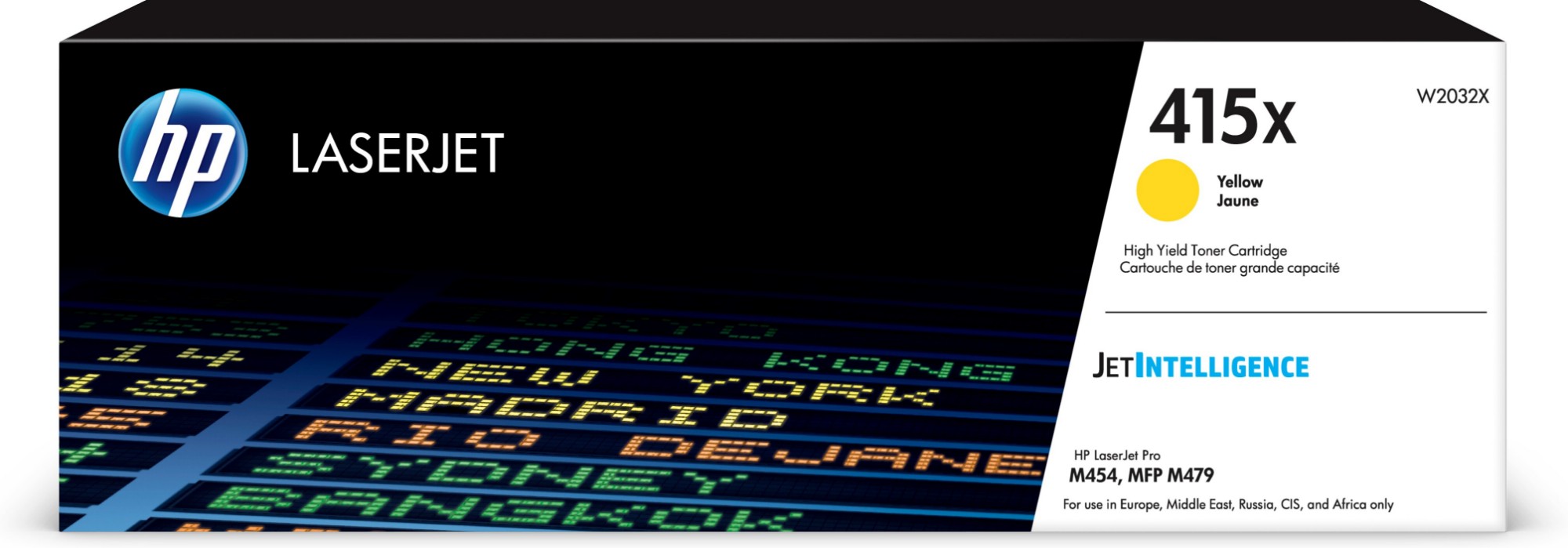 HP W2032X/415X Toner cartridge yellow, 6K pages ISO/IEC 19798 for HP E 45028/M 454