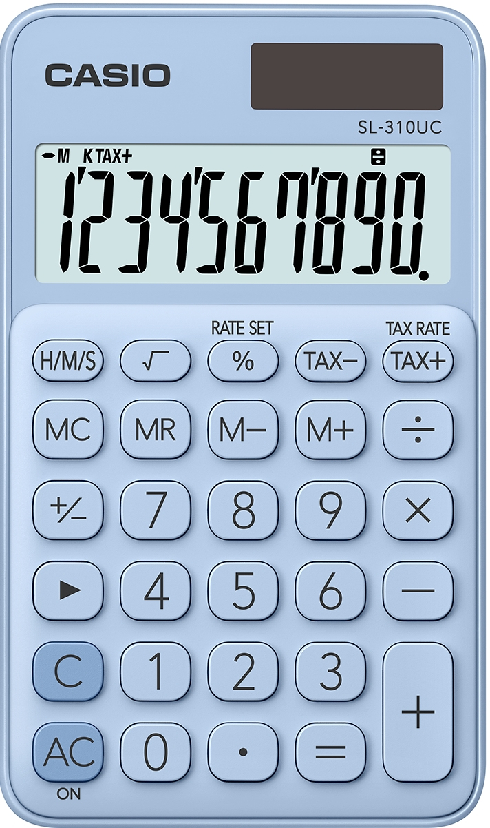 Image of Casio SL-310UC-LB calculator Pocket Basic Blue