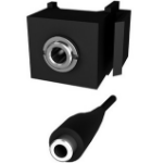 Bachmann 1x 3.5mm Zwart