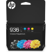 HP 936 CMYK Original Ink Cartridge 4-Pack