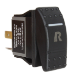 RAM Mounts RAM-SWITCH-DPSTL light switch Metal, Plastic Black