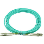 BlueOptics AJ833A Glasvezel kabel 0,5 m LC OM3 Aqua-kleur