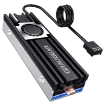 GRAUGEAR G-M2HS08-F computer cooling system M.2 NVMe SSD Air cooler 2 cm Black