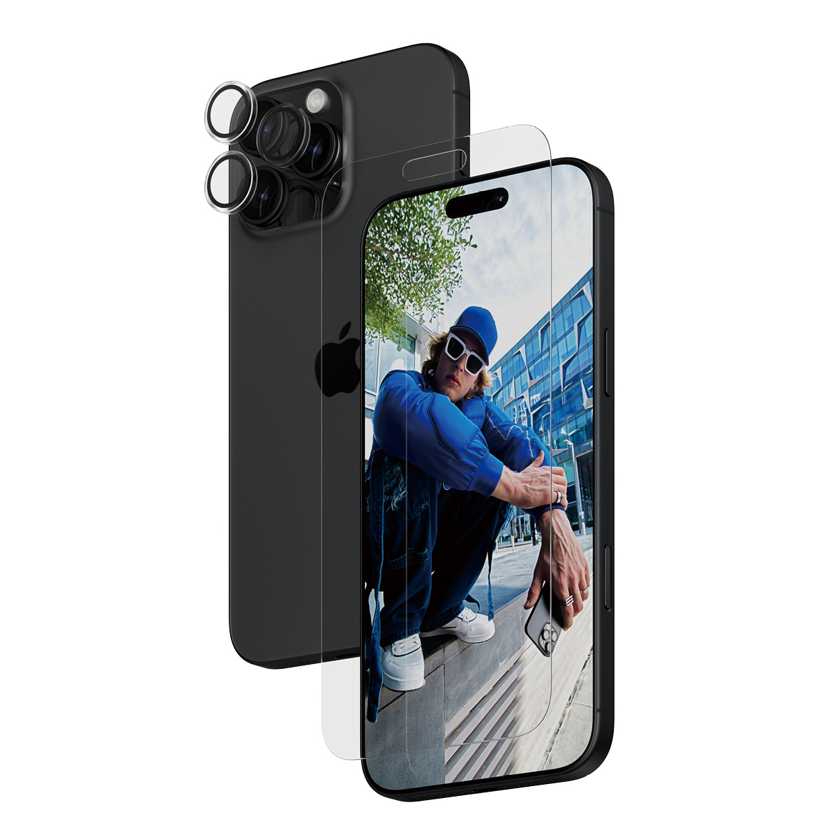 PanzerGlass Â® 2-in-1 Bundle iPhone 16 Pro Max