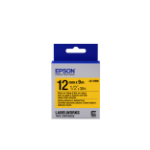 Epson C53S654014/LK-4YBW Ribbon black on yellow extra adhesive 12mm x 9m for Epson LabelWorks 4-18mm/36mm/6-12mm/6-18mm/6-24mm