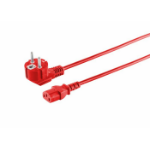 Microconnect MC-SCHUANGC13180R power cable Red 1.8 m Power plug type E+F C13 coupler