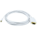 Monoprice Mini DisplayPort/VGA, 3.048 m 120" (3.05 m) VGA (D-Sub) White