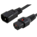 Microconnect PC1024 power cable Black 1 m C13 coupler C14 coupler