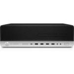 T1A HP EliteDesk 800 G4 Refurbished Intel® Core™ i5 i5-8500 8 GB DDR4-SDRAM 512 GB SSD Windows 10 Pro SFF PC Black, Silver