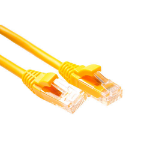 ACT Gele 2 meter U/UTP CAT5E patchkabel component level met RJ45 connectoren