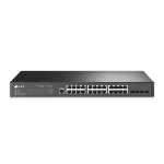 TP-Link TL-SG3428 network switch Managed L2 Gigabit Ethernet (10/100/1000) 1U Black