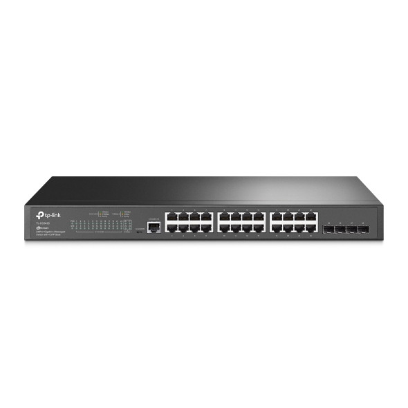 Image of TP-Link JetStream 24-Port Gigabit L2 Managed Switch with 4 SFP Slots