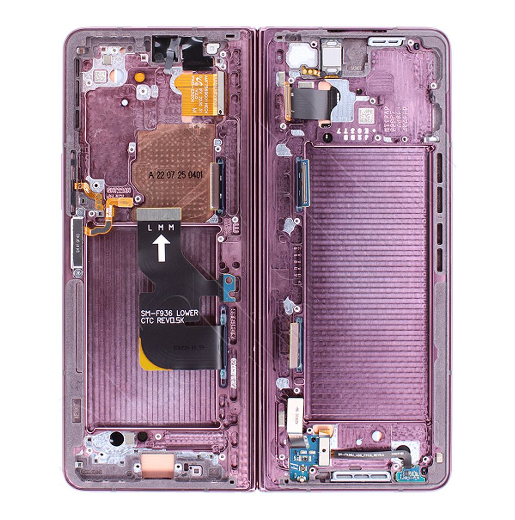 EU Product - Galaxy Z Fold 4 5G LCD Display - Burgundy thumbnail