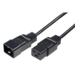 Microconnect PE141520 power cable Black 2 m C19 coupler C20 coupler