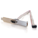 C2G DB9 Male Serial Add-A-Port Adapter 10-pin IDS DB9M Gray