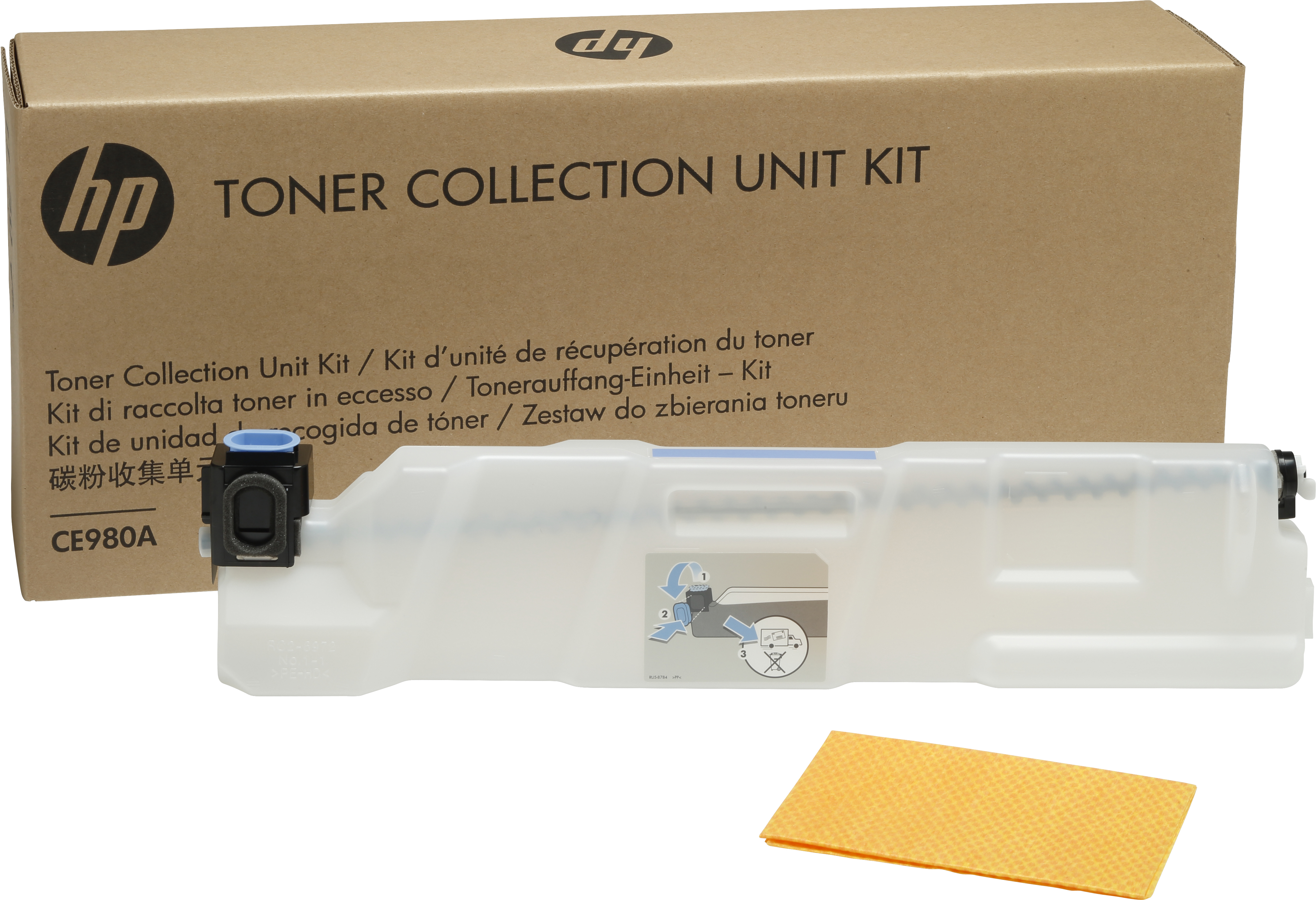 Image of HP CE980A Toner waste box, 150K pages for HP CLJ CP 5525/LaserJet...