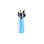 Multibrackets M Universal Cable Sock Self Wrapping 40mm Blue 25m