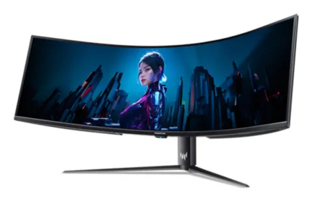 Acer UM.NZ7EE.001 computer monitor 144.8 cm (57") 7680 x 2160 pixels Black