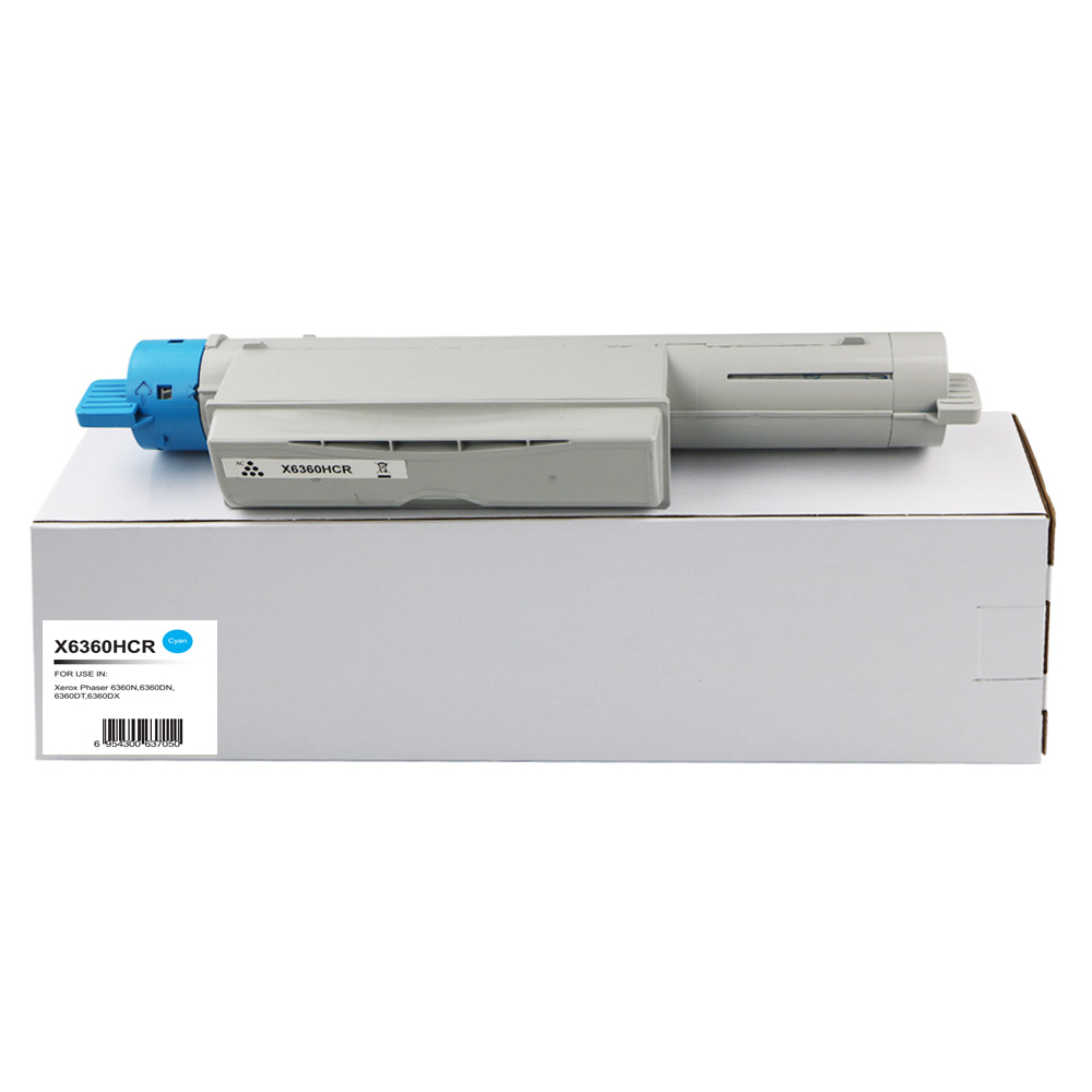Image of CTS Wholesale Remanufactured Xerox Phaser 6360 Cyan Hi Yld Toner 106R0