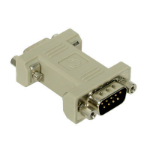 C2G DB9 M/F Null Modem Adapter Gray
