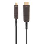 Monoprice 38583 HDMI cable 598.4" (15.2 m) HDMI Type A (Standard) USB Type-C Brown