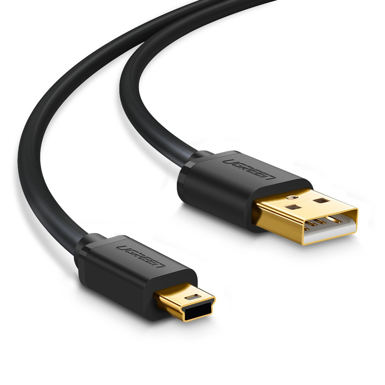 Ugreen 10355 USB cable USB 2.0 1 m USB A Mini-USB B Black