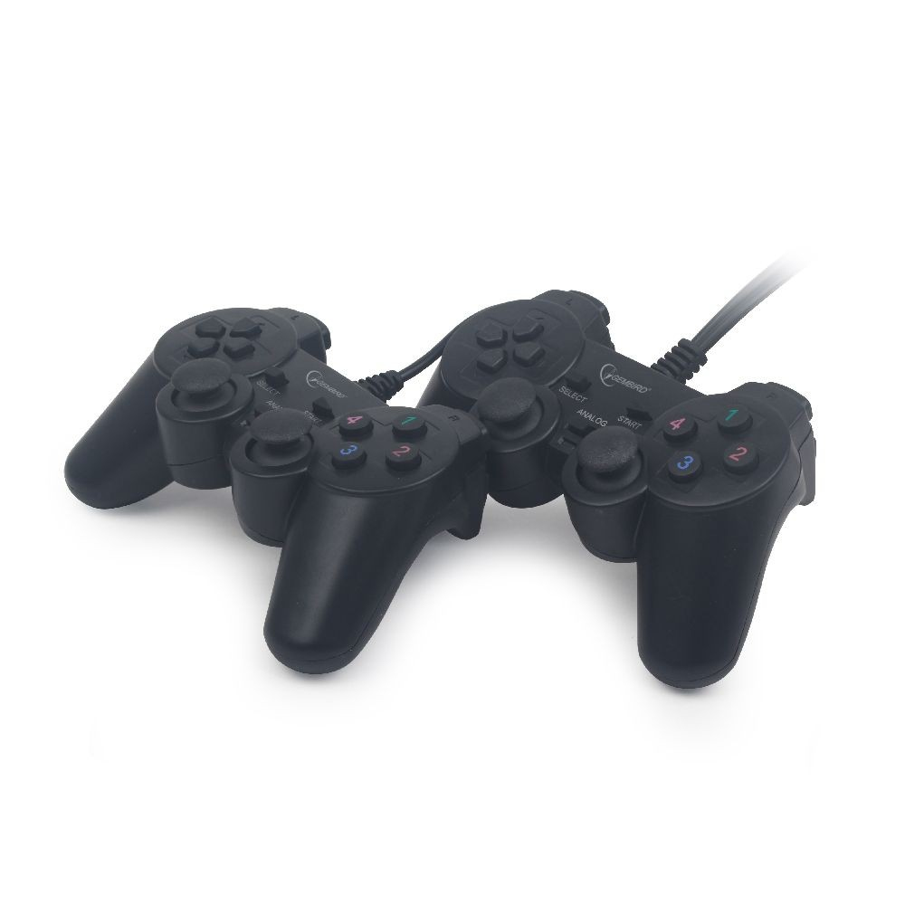Image of Gembird JPD-UDV2-01 Gaming Controller Black USB 2.0 Gamepad...