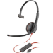 HP Poly Blackwire 3210 - Blackwire 3200 Series - headset - on-ear - wired - USB-C - black - UC certified, Certified for Skype for Business, Cisco Jabber Certified, Avaya Certified