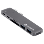 eSTUFF USB-C Slot-in Hub PRO Grey USB 3.2 Gen 1 (3.1 Gen 1) Type-C 5000 Mbit/s