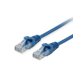 Equip Cat.6A U/UTP Patch Cable, 0.15m, Blue