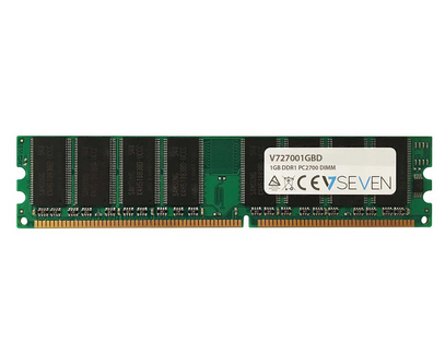 Image of V7 1GB DDR1 PC2700 - 333Mhz DIMM Desktop Memory Module - V727001GBD