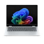 HP OmniBook X FlipNGAI 14-fm0024nb Copilot+ PC Intel Core Ultra 5 226V Hybride (2-in-1) 35,6 cm (14") Touchscreen 2K 16 GB LPDDR5x-SDRAM 1 TB SSD Wi-Fi 7 (802.11be) Windows 11 Home Zilver
