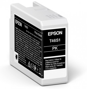 Image of Epson C13T46S100/T46S1 Ink cartridge black 25ml for Epson SC-P 700