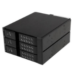 StarTech.com 3 Bay Aluminum Trayless Hot Swap Mobile Rack Backplane for 3.5in SAS II/SATA III - 6 Gbps HDD