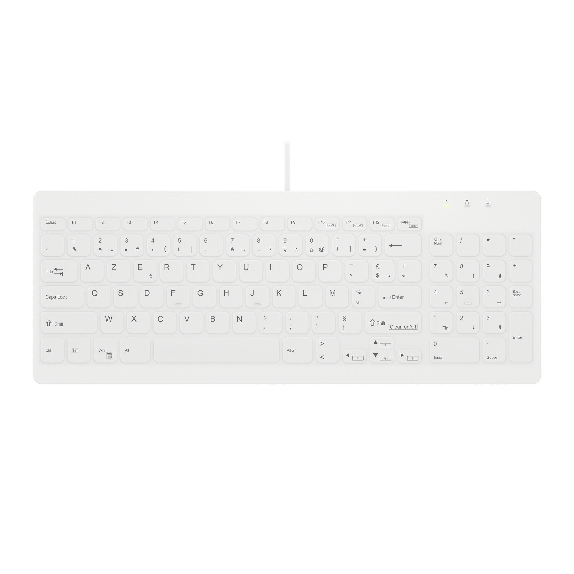 EU Product - ACTIVE KEY Hygiene Compact Ultraflat Keyboard with thumbnail