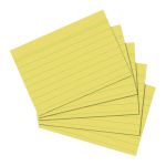 Herlitz 1150515 index card Yellow 1 pc(s)